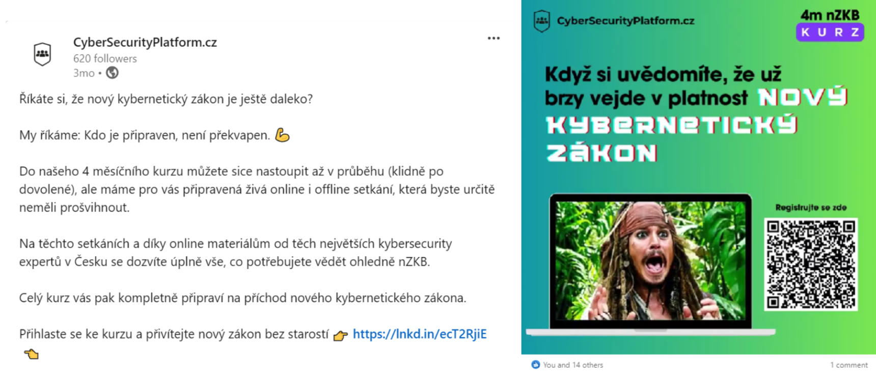 Příspěvek Cybersecurityplatform